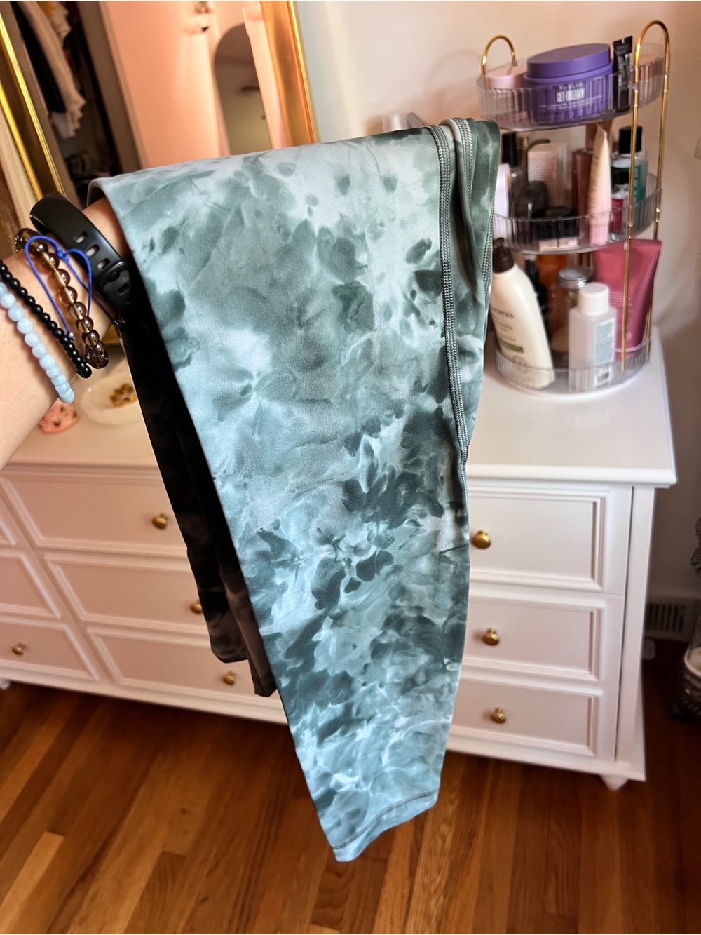 Lululemon Align Green Tie-Dye Leggings size 8